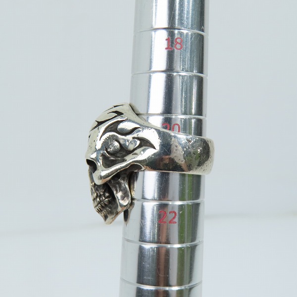 実際に弊社で買取させて頂いたCRAZY PIG/クレイジーピッグ トライバルスカルリング 21号の画像 8枚目