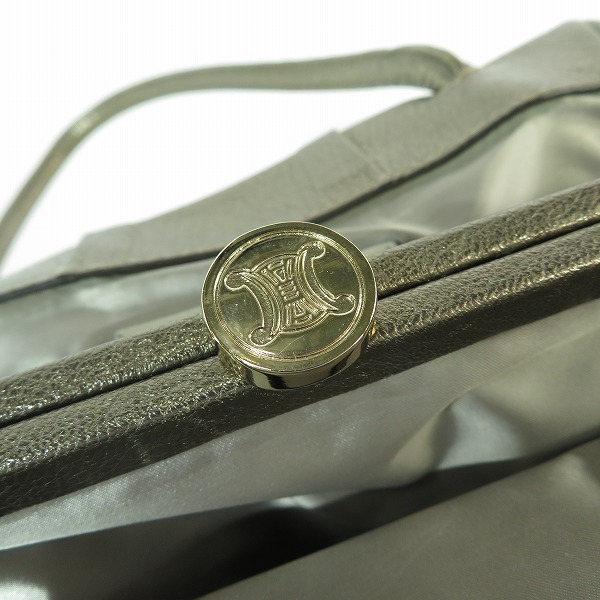 実際に弊社で買取させて頂いたCELINE/セリーヌ がま口 ハンドバッグ/トートの画像 8枚目