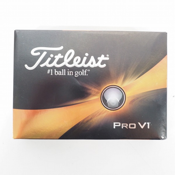 実際に弊社で買取させて頂いた 【未使用】Titleist/タイトリスト PRO V1 ゴルフボール ホワイト 1ダース の画像 2枚目
