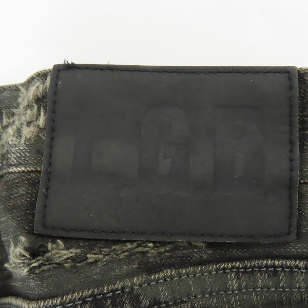 実際に弊社で買取させて頂いたLGB/ルグランブルー ダメージ デニム パンツ LAZY-S-WOLF 2270421T/29の画像 6枚目