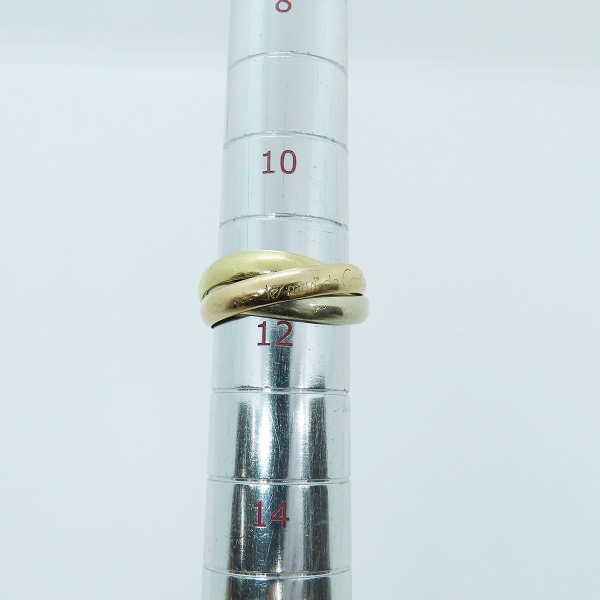 実際に弊社で買取させて頂いたCartier/カルティエ トリニティ リング/指輪 750/K18PG/YG/WG 52/12号の画像 8枚目