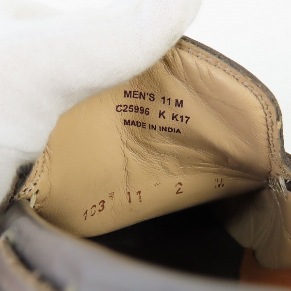 実際に弊社で買取させて頂いたCOLE HAAN/コールハーン ZEROGRAND/ゼログランド キャンプ モック ドライバー レザー C25996/11の画像 5枚目