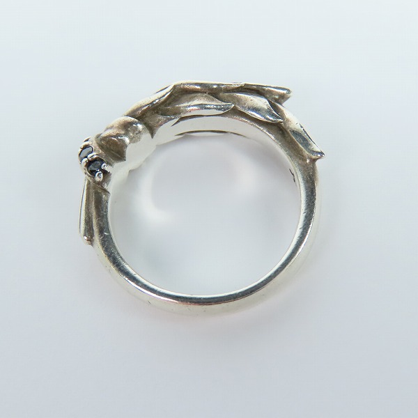 実際に弊社で買取させて頂いたKONRON/コンロン フェザー ストーン リング 9号の画像 5枚目