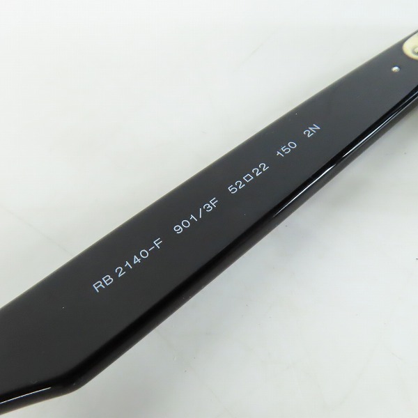 実際に弊社で買取させて頂いたRay-Ban/レイバン WAYFARER/ウェイファーラー サングラス RB2140-F 901/3Fの画像 7枚目