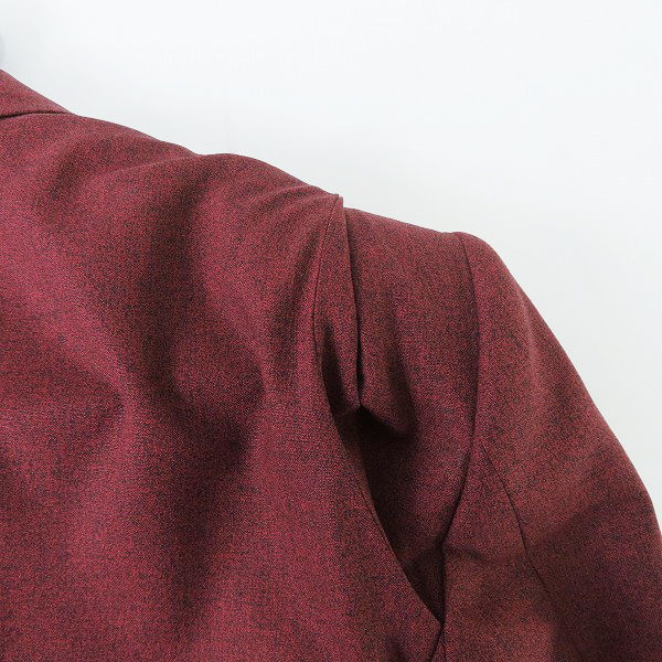 実際に弊社で買取させて頂いたJOHN LAWRENCE SULLIVAN/ジョンローレンスサリバン メランジウール タックショルダージャケット/パンツ セットアップ/44の画像 2枚目