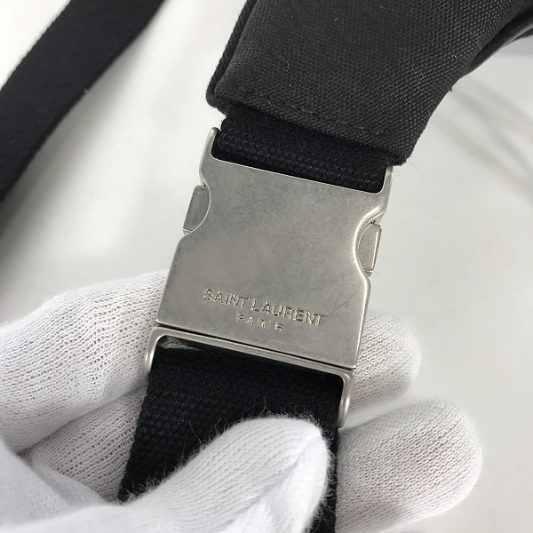 実際に弊社で買取させて頂いたSAINT LAURENT PARIS/サンローランパリ YSL ベルトバッグ ボディバッグ ウエストバッグ ナイロンの画像 6枚目
