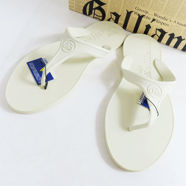 実際に弊社で買取させて頂いた【未使用】John Galliano/ジョンガリアーノ サンダル　ホワイト/40