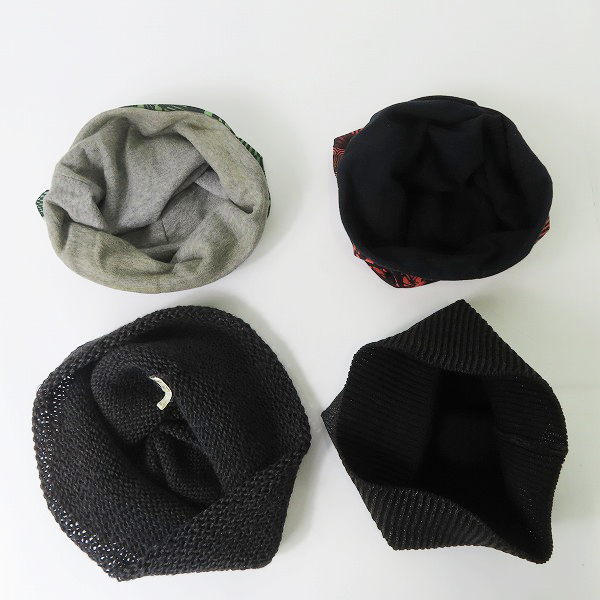 実際に弊社で買取させて頂いたCA4LA/カシラ ニット帽/ビーニー 4点セットの画像 2枚目
