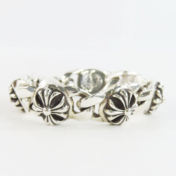 実際に弊社で買取させて頂いたCHROME HEARTS/クロムハーツ クロスリンク ブレスレット 6リンクの画像 2枚目