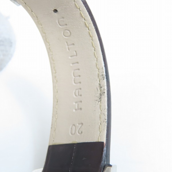 実際に弊社で買取させて頂いたHAMILTON/ハミルトン JAZZMASTER/ジャズマスター H32411555【動作未確認】の画像 4枚目