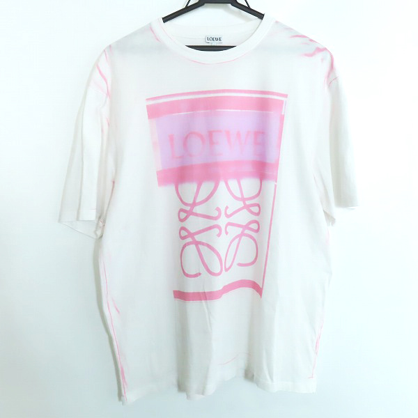 実際に弊社で買取させて頂いた【JPタグ】LOEWE/ロエベ アナグラムフォトコピープリントTシャツ H526Y22X27/XS