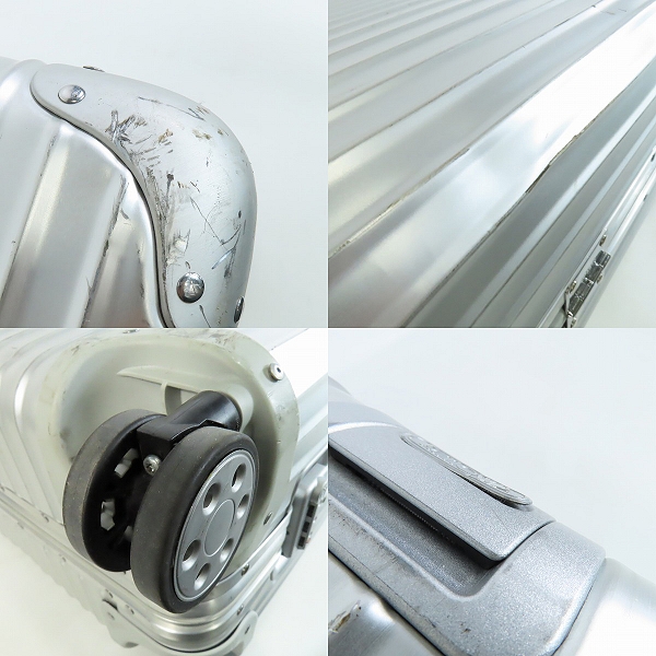 実際に弊社で買取させて頂いたRIMOWA/リモワ TOPAS/トパーズ 4輪 スーツケース 923.77 98Lの画像 9枚目