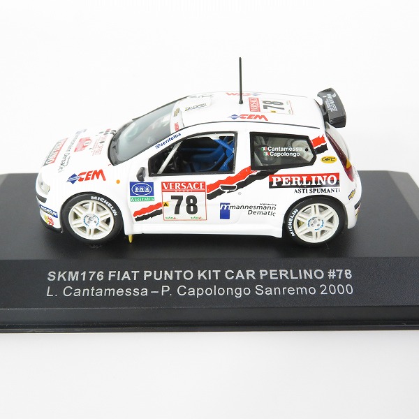 実際に弊社で買取させて頂いたSKID/スキッド 1/43 FIAT PUNTO KIT CAR PERLINO CEM #78/フィアット プントキットカー ペルリーノ ミニカーの画像 1枚目