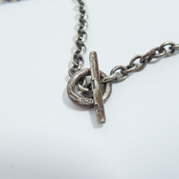 実際に弊社で買取させて頂いた【ギャラ付】Gabor/ガボール 3.9チェーン&1/16クラシックTバー ネックレス 55cmの画像 1枚目