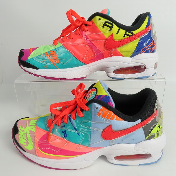 実際に弊社で買取させて頂いたNIKE×ATMOS/ナイキ×アトモス AIR MAX2 LIGHT QS/エア マックス2 ライト クイックストライク BV7406-001/26の画像 3枚目