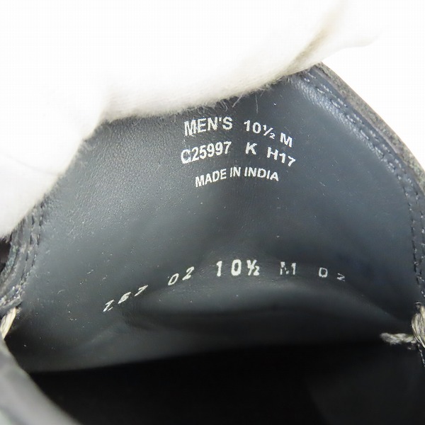 実際に弊社で買取させて頂いたCOLE HAAN/コールハーン ZEROGRAND/ゼログランド キャンプ モック ドライバー レザー C25997/10.5の画像 5枚目