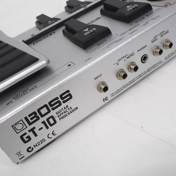 実際に弊社で買取させて頂いた★【動作未確認】BOSS/ボス GT-10 Guitar Effects Processor ギター用 マルチエフェクターの画像 5枚目
