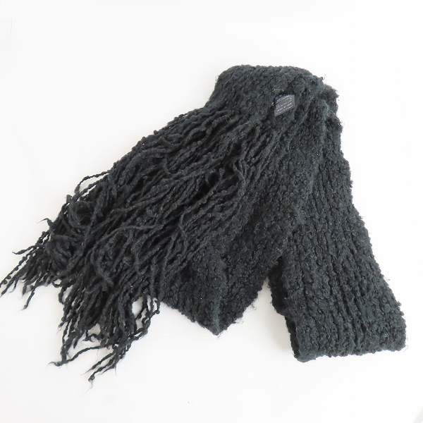 実際に弊社で買取させて頂いたLGB/ルグランブルー ウール混 フリンジ ニットマフラー