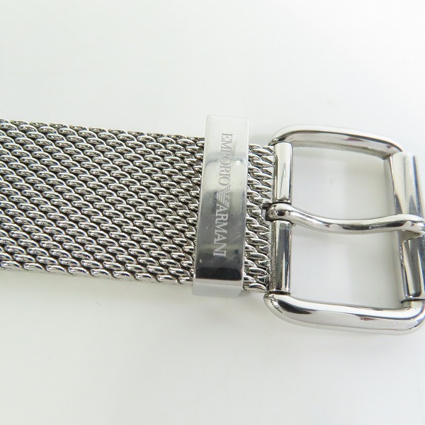 実際に弊社で買取させて頂いたEMPORIO ARMANI/エンポリオアルマーニ クォーツ腕時計 ブレスレット付き AR-80038の画像 5枚目