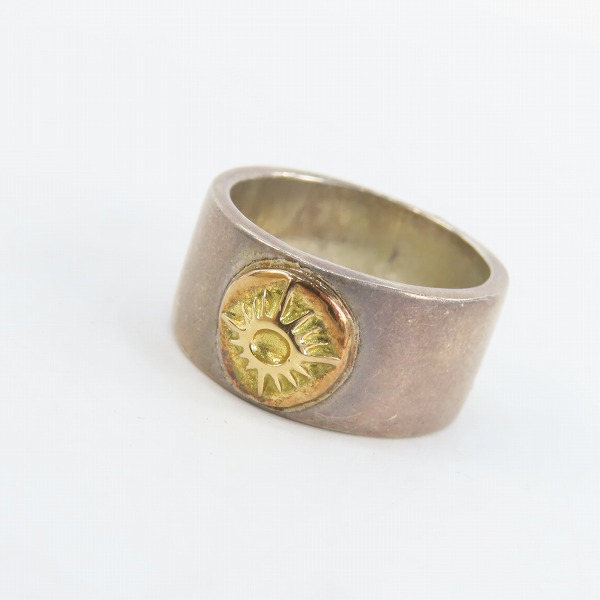 実際に弊社で買取させて頂いたARIZONA FREEDOM/アリゾナフリーダム K18 太陽神  リング/19-20号