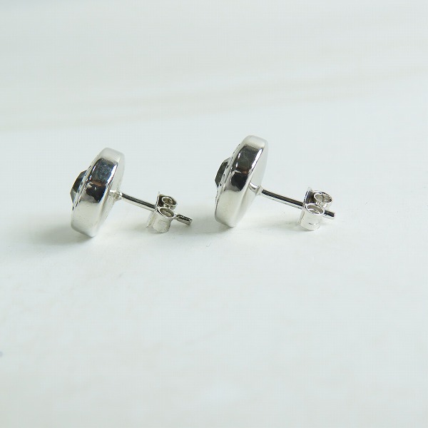 実際に弊社で買取させて頂いたCOACH/コーチ オープンサークル ストーン ピアス 両耳 f54516 の画像 2枚目