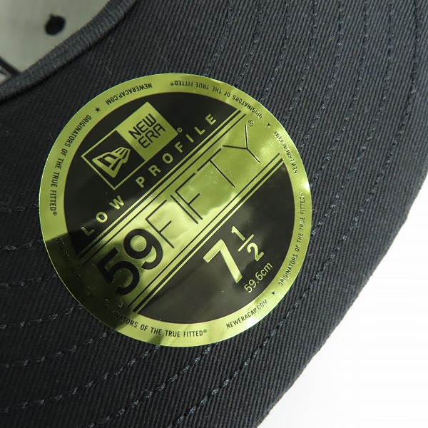 実際に弊社で買取させて頂いたNEW ERA×mastermind JAPAN/ニューエラ×マスターマインドジャパン 100周年 キャップ  7 1/2の画像 6枚目