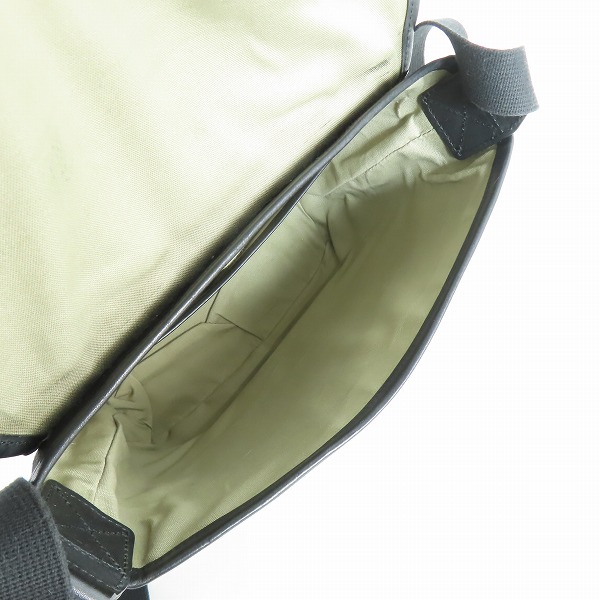 実際に弊社で買取させて頂いた土屋鞄製造所/ツチヤカバン キャンバス×レザー ショルダーバッグの画像 4枚目