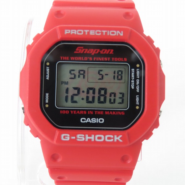 実際に弊社で買取させて頂いたSnap-on×G-SHOCK/スナップオン×Gショック 100周年記念 腕時計 DW-5600VT/CAS060GS