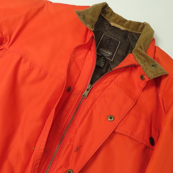 実際に弊社で買取させて頂いたCOACH/コーチ ジップアップジャケット/Ｍの画像 4枚目
