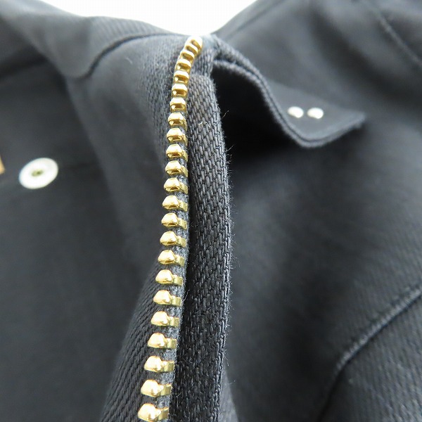 実際に弊社で買取させて頂いたHYSTERIC GLAMOUR/ヒステリックグラマー KINKY JEANS スタースタッズ デニムジャケット 02181AB07 Mの画像 7枚目