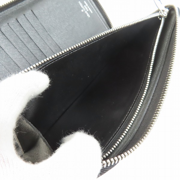 実際に弊社で買取させて頂いたLOUIS VUITTON/ルイヴィトン ジッピー ウォレット ヴェルティカル タイガ ノワール M30503 CA2117の画像 6枚目