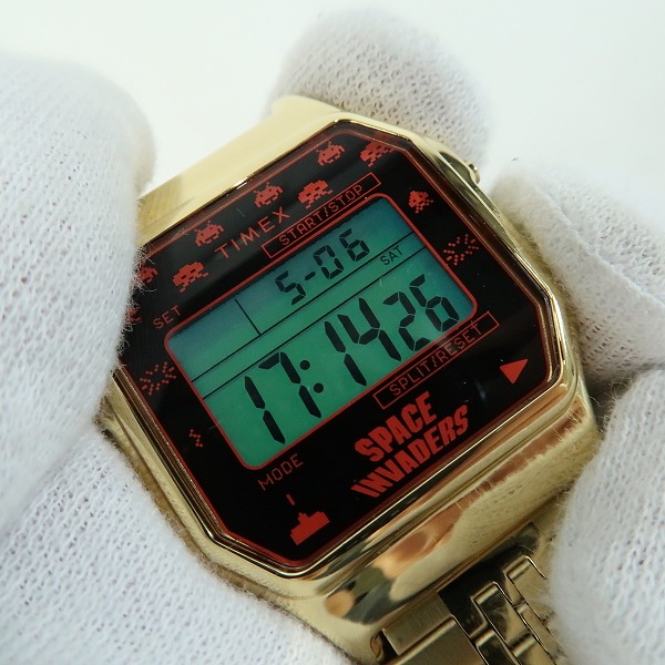 実際に弊社で買取させて頂いたTIMEX 80/タイメックス 80 スペースインベーダー TW2V30100の画像 5枚目