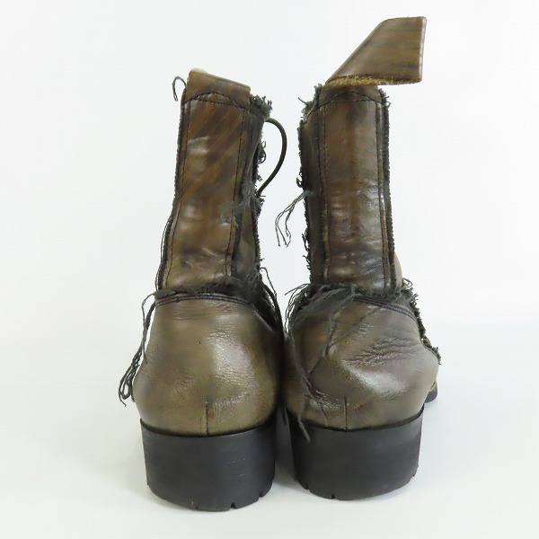 実際に弊社で買取させて頂いたalfredoBANNISTER/アルフレッドバニスター サイドゴア/レースアップブーツ/5011005001/43の画像 1枚目