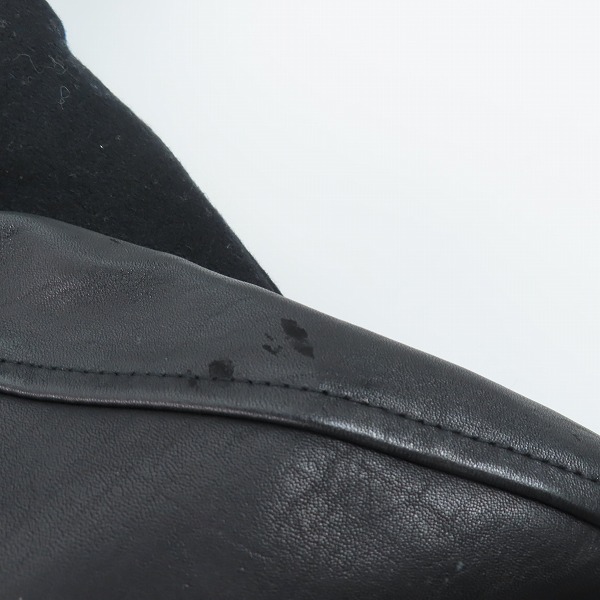 実際に弊社で買取させて頂いたMIHARAYASUHIRO/ミハラヤスヒロ 袖レザー スタジャン 41161284/48の画像 6枚目