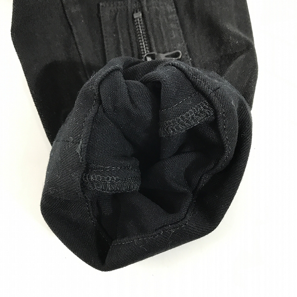 実際に弊社で買取させて頂いたJULIUS/ユリウス 21FW マルチジップ コーティングニットデニムパンツ 757PAM14-C/1の画像 6枚目
