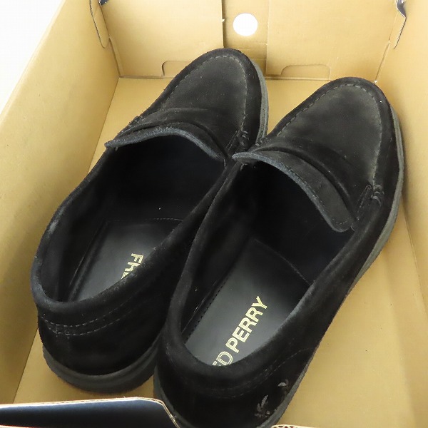 実際に弊社で買取させて頂いたFRED PERRY/フレッドペリー DAWSON LOAFER SUEDE/ダーソン スエード ローファー B6315/9の画像 8枚目