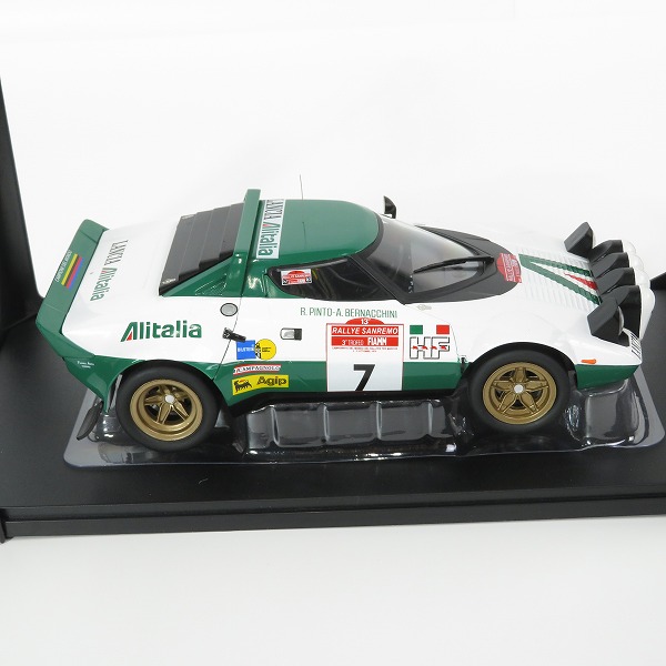 実際に弊社で買取させて頂いたiXO/イクソ 1/18 ランチア ストラトス HF 1975年サンレモラリー #7 R.Pinto / A.Bernacchini 18RMC061C の画像 4枚目