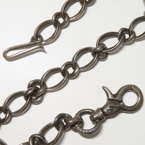 実際に弊社で買取させて頂いたCELT&COBRA/ケルトアンドコブラ Argent Gleam/アージェントグリｰム製 ウォレットチェーン 1クリップ