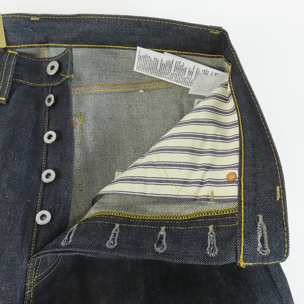 実際に弊社で買取させて頂いた【未使用】LEVIS/リーバイス VINTAGE CLOTHING S501XX 1944年大戦モデル復刻 デニムパンツ 44501-0072/W32L34の画像 6枚目