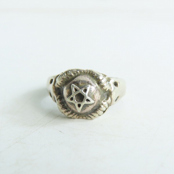 実際に弊社で買取させて頂いたALEX STREETER/アレックスストリーター PAGAN RING パガンリング 8号の画像 1枚目