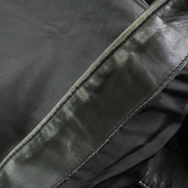 実際に弊社で買取させて頂いたSchott×BEAUTY&YOUTH UNITED ARROWS/ショット×ユナイテッドアローズ シングルライダースジャケット 牛革 PERFECTO/7143 38の画像 8枚目
