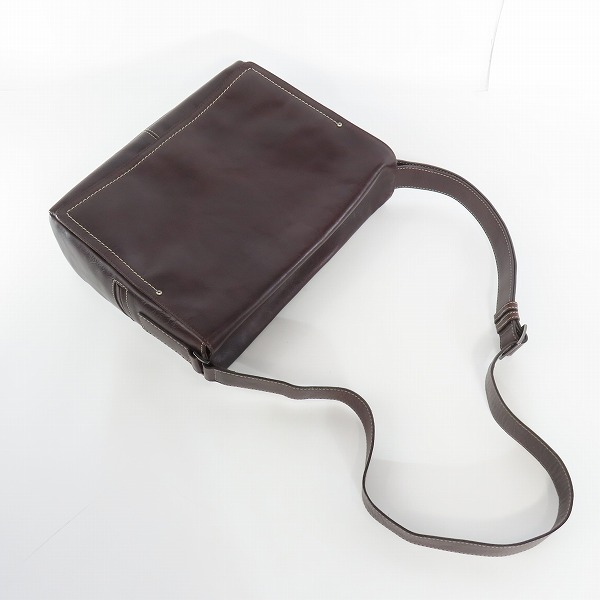 実際に弊社で買取させて頂いた土屋鞄/ツチヤカバン セッション メッセンジャーバッグ ブラウンの画像 3枚目