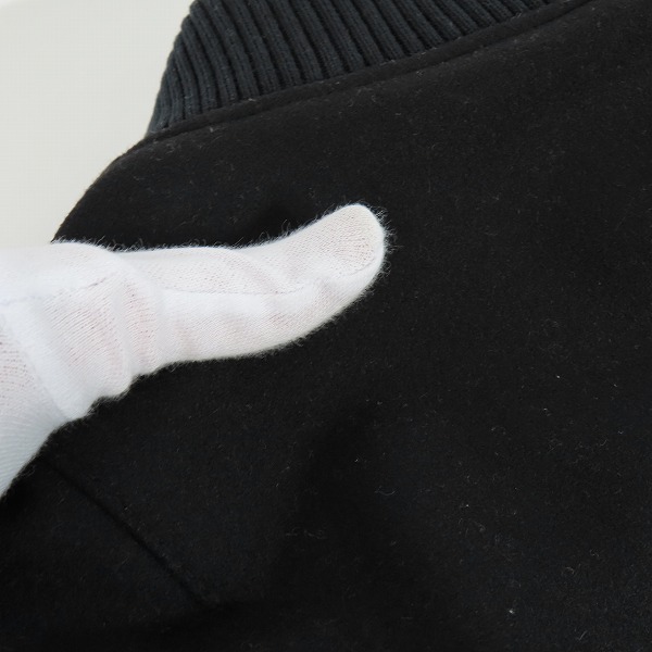 実際に弊社で買取させて頂いたBROOKS BROTHERS/ブルックスブラザーズ EDIFICE別注 レザー切り替え スタジャン 19-44-6594/XLの画像 6枚目