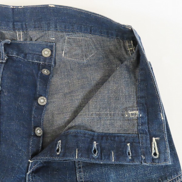 実際に弊社で買取させて頂いたBUZZ RICKSON'S/バズリクソンズ デニム パンツ BR41106/W34L32の画像 5枚目