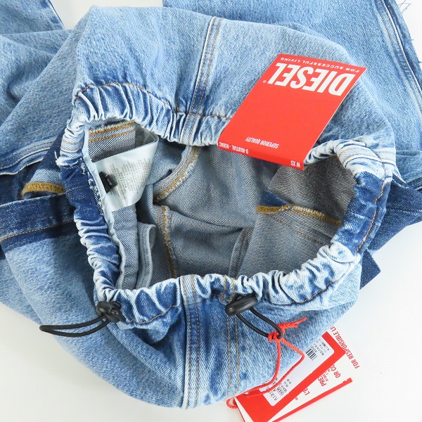 実際に弊社で買取させて頂いた【未使用】diesel/ディーゼル ストレート ドロースリングパンツ  D-martial-s1/XSの画像 7枚目