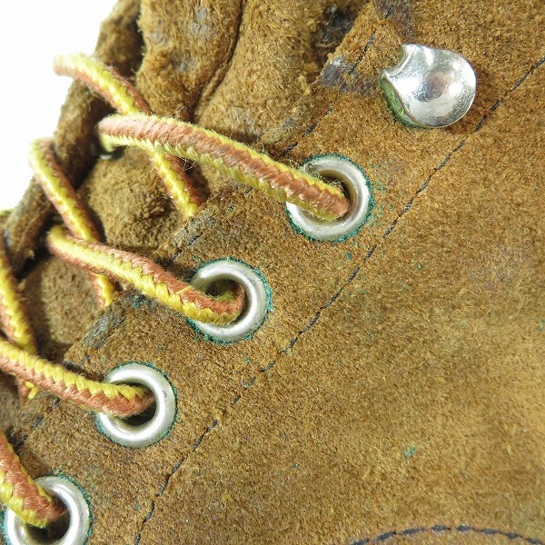 実際に弊社で買取させて頂いたRED WING/レッドウィング ラウンドトゥ ブーツ ブラウン 8181/8.5Dの画像 7枚目