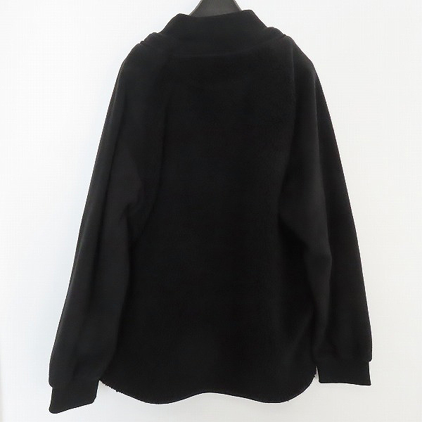 実際に弊社で買取させて頂いたUNIQLO×White Mountaineering/ユニクロ×ホワイトマウンテニアリング フリースオーバーサイズジャケット ブラック Lの画像 1枚目