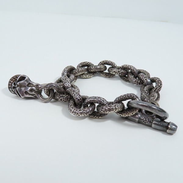 実際に弊社で買取させて頂いた【ギャラ付き】STARLINGEAR/スターリンギア ブレスレットw/フレームスカルの画像 2枚目