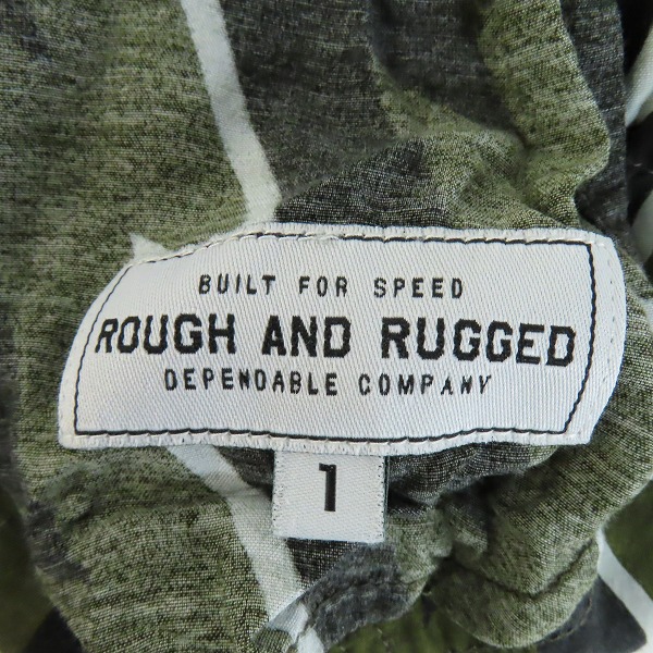 実際に弊社で買取させて頂いたROUGH AND RUGGED/ラフアンドラゲッド イージーパンツ 稲妻 サンダー ボルト柄/1の画像 5枚目