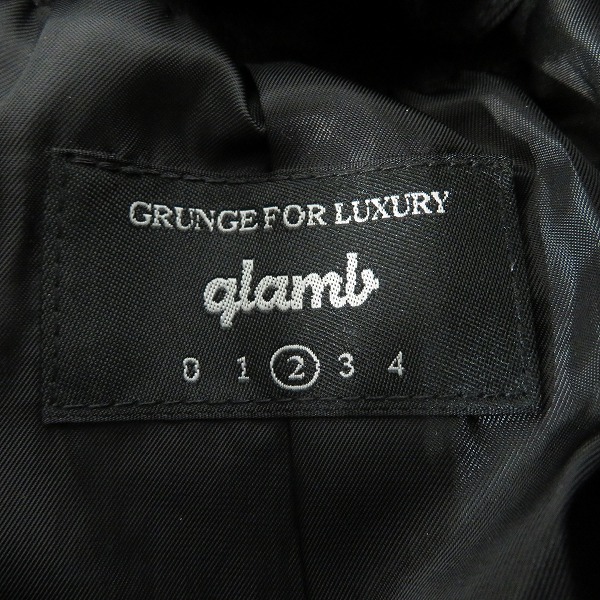 実際に弊社で買取させて頂いたglamb/グラム レザージャケット レオパード ファー 羊革 GB0119/JKT04 2の画像 2枚目